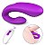 Vibrador de Casal Acqua Lilás recarregável com controle - Imagem 1