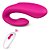Vibrador de casal Acqua Pink recarregável com controle - Imagem 1