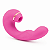 Vibrador de Ponto G e Clitóris com Pulsação Tapping Rosa Recarregável - Imagem 2