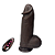 Pênis Premium Dupla Camada Ventosa Aquecimento e controle 22x15cm - Lançamento - Imagem 1