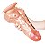 Dildo Hombre Beje com Ventosa 23x5cm - Imagem 1