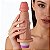 Dildo Beje com Vibro 16x4cm - Imagem 2