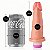 Dildo Beje com Vibro 16x4cm - Imagem 3