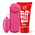 Kit Vibro a pilha com Lubrificante Hot Morango 30g - Imagem 1