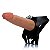 Cinta Peniana com Elástico e Dildo Beje 16x4cm - Imagem 1
