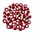 Ilhos Mimo Creating - Redondo - Vermelho Puro - 4,5 mm - 50 Unids - Imagem 2