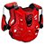 COLETE MOTOCROSS TRILHA VELOCROSS ASW MAXX VERMELHO PRETO - Imagem 1