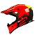 CAPACETE MOTOCROS ASW CORE LEGACY VERMELHO CINZA FLUO TAM 58 - Imagem 3