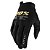 LUVA  MOTOCROSS TRILHA 100% ITRACK PRETO CHUMBO TAM G 2021 - Imagem 1