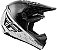 Capacete Motocross Enduro Trilha Fly Kinetic K120 Preto / Branco 48 - Imagem 3
