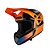 CAPACETE MOTOCROSS ASW BRIDGE PRETO LARANJA FLUO TAM 60 - Imagem 1