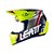 CAPACETE MOTOCROSS LEATT MOTO 7.5 COM OCULOS LIMA AZUL TAM 58 - Imagem 5