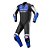 MACACAO MOTO ALPINESTARS MISSILE IGNITION TECH PRETO AZUL 46 - Imagem 1