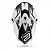 CAPACETE MOTOCROSS TRILHA ASW FUSION BRIGADE BRANCO PRETO 58 - Imagem 3