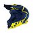 CAPACETE MOTOCROSS ASW FUSION BRIGADE AZUL AMARELO TAM 62 - Imagem 1