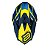 CAPACETE MOTOCROSS ASW FUSION BRIGADE AZUL AMARELO TAM 62 - Imagem 3