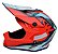 CAPACETE MOTOCROSS TRILHA ASW FUSION BLAST LARANJA AZUL 54 - Imagem 3