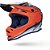 CAPACETE MOTOCROSS TRILHA ASW FUSION BLAST LARANJA AZUL 59 - Imagem 1