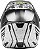 Capacete Motocross Enduro Trilha Fly Kinetic K120 Preto / Branco 58 - Imagem 4