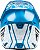 Capacete Motocross Enduro Trilha Fly Kinetic K120 Azul / Branco 58 - Imagem 3