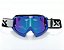 OCULOS MOTOCROSS TRILHA MATTOS RACING COMBAT ESPELHADO AZUL - Imagem 3