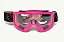 OCULOS MOTOCROSS TRILHA MATTOS RACING MX CRISTAL ROSA - Imagem 1