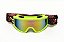 OCULOS  MATTOS RACING MX LENTE ESPELHADA AMARELO FLUOR - Imagem 2