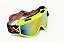 OCULOS  MATTOS RACING MX LENTE ESPELHADA AMARELO FLUOR - Imagem 1