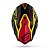 CAPACETE TRILHA ASW FUSION BLAST PRETO AMARELO VERMELHO 58 - Imagem 3