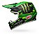 CAPACETE BELL MX 9 MIPS SHOWTIME MONSTER PRETO VERDE 60 - Imagem 3