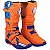 BOTA MOTOCROSS TRILHA IMS FACTORY LARANJA AZUL TAM 11 / 45 - Imagem 2