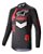 CAMISA ALPINESTARS FLUID CHASER 21 PRETO VERMELHO TAM M - Imagem 1