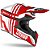 CAPACETE AIROH MOTOCROSS WRAAP BROKEN VERMELHO GLOSS TAM 58 - Imagem 1