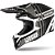 CAPACETE AIROH MOTOCROS WRAAP BROKEN  ANTHRACITE MATT TAM 58 - Imagem 2