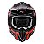 CAPACETE TRILHA MATTOS RACING COMBAT MTR02 VERMELHO TAM 58 - Imagem 1