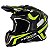 CAPACETE MATTOS RACING COMBAT MTR02 AMARELO FLUOR TAM 58 - Imagem 2