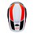 CAPACETE MOTOCROSS FOX MX V1 PRIX LARANJA BRANCO TAM 58 - Imagem 4