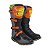 BOTA MOTOCROSS TRILHA ENDURO ASW CINZA LARANJA FLUO TAM 10 (41/42) - Imagem 1