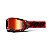 OCULOS MOTOCROSS TRILHA 100% RACECRAFT 2 2021 RED VERMELHO - Imagem 1