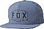 BONE FOX LIFESTYLE CREST SNAPBACK HAT AZUL STL ABA RETA - Imagem 1