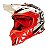 CAPACETE TRILHA ASW FUSION 2.0 BLADE VERMELHO BRANCO TAM 58 - Imagem 1