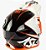 CAPACETE TRILHA ASW FUSION 2.0 BLADE LARANJA BRANCO TAM 60 - Imagem 2