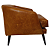 Poltrona Savoy Couro Legítimo Caramelo Envelhecido - Imagem 4