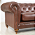 Sofá Chesterfield Couro Legítimo Café 3 Lugares 2,40 Larg. - Imagem 2