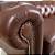 Sofá Chesterfield Couro Legítimo Café 3 Lugares 2,40 Larg. - Imagem 5