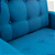 Poltrona e Puff Living Linho Azul Marinho - Imagem 3