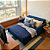 Sofá Cama 2 Lugares Maison Linho Marinho - Imagem 1