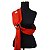 Sling Unissex 100% Algodão Argola Liso Bordô com Argola Ouro Velho Gesta Slings - Imagem 1