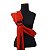 Sling Unissex 100% Algodão Argola Liso Bordô com Argola Preta Gesta Slings - Imagem 1