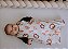 Saco de Dormir em Moletinho Peluciado com Zíper 0 a 3 Meses Safari Gesta Slings - Imagem 5